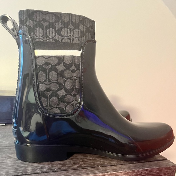 Coach rivington rain boots - Picture 1 of 4